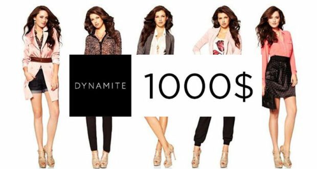 Gagnez 2 cartes cadeaux Dynamite de 1 000 $ chacune